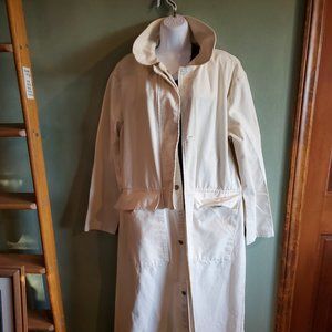 Horse Riding Duster - White